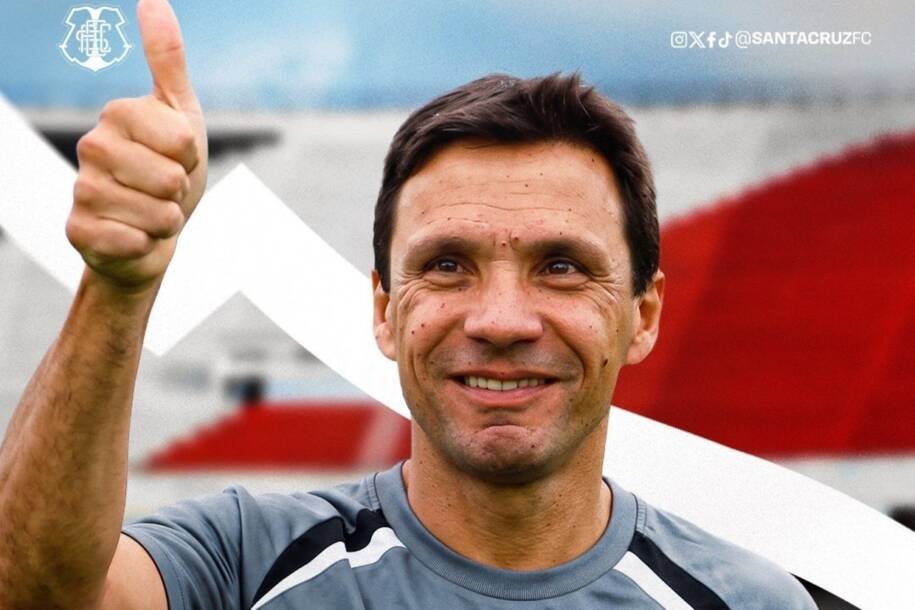 Santa Cruz contrata Zé Ricardo para liderar o time na Série B em 2027