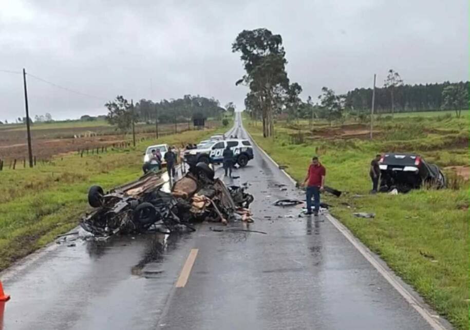 Tragédia na MS-164: Casal morre e bebê luta pela vida após colisão brutal