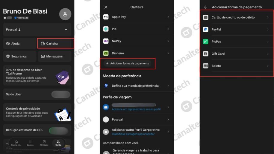 Uber atualiza métodos de pagamento e revela regras que podem surpreender usuários