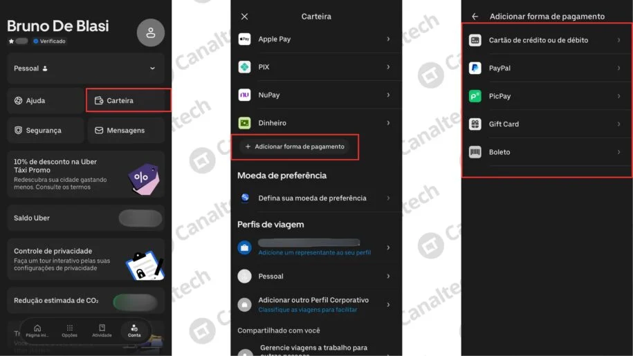 Uber atualiza métodos de pagamento e revela regras que podem surpreender usuários