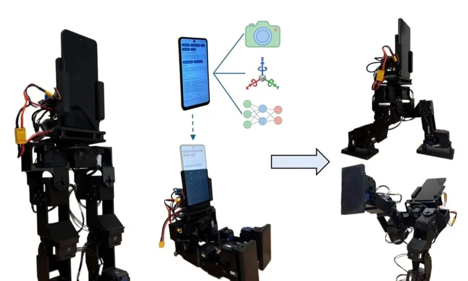 UCLA revela PhoneBot, robô humanoide de R$ 1.994 que caminha e segue pessoas