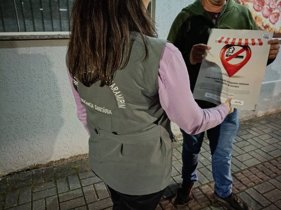 Vigilância Sanitária de Guaramirim intensifica fiscalização e combate ao fumo